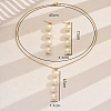 Elegant Round Plastic Imitation Pearl Pendant Necklaces & Earrings Set for Women GY5853-2