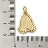 Brass Micro Pave Cubic Zirconia Pendants KK-K354-02G-A-3