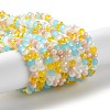 Glass Beads Strands EGLA-A034-M4mm-52-5