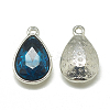 Alloy Glass Charms PALLOY-T028-7x10mm-14-2