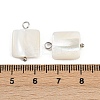Natural Shell Square Pendants STAS-D378-38P-3