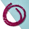 Dyed Natural White Jade Beads Strands G-G085-B04-02-2