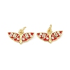 Brass Micro Pave Cubic Zirconia Pendants KK-S338-14G-1