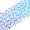 Transparent Glass Beads Strands GLAA-E036-07Q-2