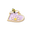 Alloy Enamel Pendants FIND-C074-28KCG-3