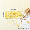 250Pcs 15 Style Yellow Acrylic Beads Set OACR-CJ0001-70-10