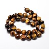 Natural Tiger Eye Nuggets Beads Strands G-J336-03-2