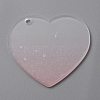 Gradient Transparent Acrylic Disc Big Pendants FIND-WH0032-54B-1
