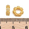 Brass Micro Pave Clear Cubic Zirconia European Beads KK-CBA6A75-44G-3
