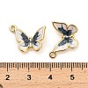 Rack Plating Alloy Enamel Pendants PALLOY-Q005-12G-3