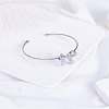 1Pc 304 Stainless Steel Cuff Bangles BJEW-LP0003-31P-3
