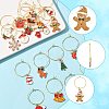 20Pcs 20 Styles Christmas Theme Alloy Enamel Wine Glass Charms HJEW-HS00082-3