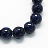 Natural Dyed Mashan Jade Gemstone Bead Strands G-R272-6mm-02-2