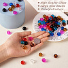 Craftdady 88pcs 8 colors Glass European Beads GLAA-CD0001-10-5