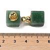 Natural Mixed Gemstone Perfume Bottle Pendants G-Z039-04G-4