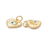 Rack Plating Brass Enamel Charms KK-C247-05G-3