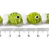 Handmade Lampwork Beads Strands LAMP-G154-07O-2