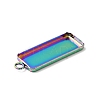 Ion Plating(IP) 304 Stainless Steel Pendant Cabochon Settings LS-STAS-I069-36MC-4
