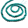 Natural Magnesite Round Beads Strands TURQ-L020-6mm-02-2