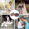 Walnut Wooden Engagement Ring Boxes CON-WH0072-88-7