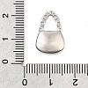 Brass Micro Pave Cubic Zirconia Pendants KK-C096-12P-3