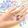 40Pcs 4 Styles 201 Stainless Steel Pendants STAS-YW0002-62MC-4