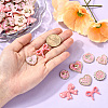 60Pcs Enamel Resin Cabochons RESI-SP0001-36-3