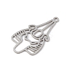 Non-Tarnish 201 Stainless Steel Pendants STAS-K250-05P-3
