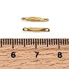 304 Stainless Steel Horse Eye Bar Links Connector Charms STAS-A134-01L-G-3