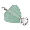 Natural Green Aventurine/Amethyst/Rose Quartz/Sodalite/Red Jasper Connector Charms PALLOY-JF03182-02-4