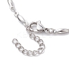 Non-Tarnish 304 Stainless Steel Bar Link Chain Bracelets for Women BJEW-JB10589-02-4