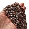 Natural & Synthetic Mixed Gemstone Beads Strands G-RM2025-A16-2mm-A-1