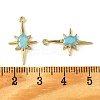 Brass Micro Pave Cubic Zirconia Pendants KK-M277-08G-06-3