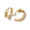 KC Gold Plated Brass Micro Pave Cubic Zirconia Hoop Earring EJEW-L271-01KCG-07-2