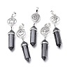 Synthetic Non-magnetic Hematite Pointed Big Pendants G-D0021-01P-14-1