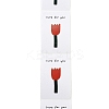 200Pcs Rectangle with Flower Here for You Theme Paper Self-Adhesive Stickers AJEW-S084-02D-2