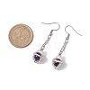 Glass Seed Beads Dangle Earrings EJEW-MZ00350-04-3
