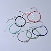 Nylon Thread Braided Beads Bracelets BJEW-JB04346-2
