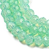 Baking Paint Transparent Glass Beads Strands DGLA-A034-J2mm-B05-4