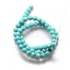 Natural Howlite Round Beads Strands TURQ-L017-3mm-02B-3