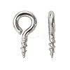 Tarnish Resistant 304 Stainless Steel Screw Eye Pin Peg Bails LS-STAS-Q224-03A-1
