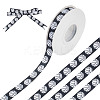 20 Yards Sport Ball Printed Polyester Volleyball Grosgrain Ribbon OCOR-WH0085-75A-01-1