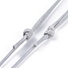Adjustable Korean Waxed Polyester Cord Necklace Making AJEW-JB00493-03-3