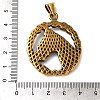 304 Stainless Steel Pendants STAS-Z067-01G-3