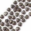 Natural Pyrite Beads Strands G-E590-02-1
