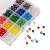 15 Colors Electroplate Glass Beads EGLA-X0006-02B-8mm-5