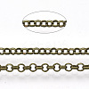 Soldered Brass Coated Iron Rolo Chains CH-S125-08B-AB-1