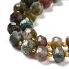 Natural Indian Agate Beads Strands G-P508-A04-01-4