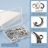 36Pcs 6 Styles Tibetan Style Zinc Alloy Connector Charms FIND-TA0002-96-5