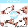 12Pcs Adjustable Braided Nylon Cord Macrame Pouch Bracelet Making AJEW-SW00010-04-4